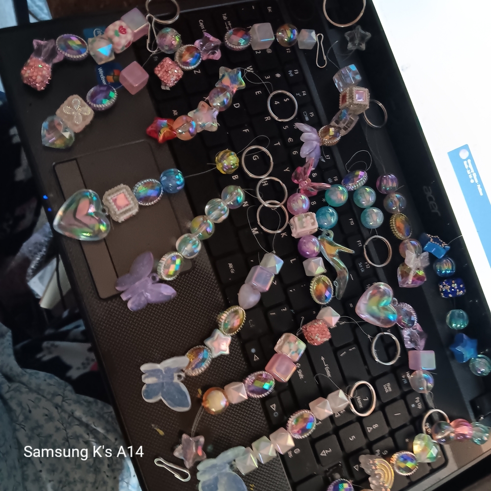 Colorful Beaded Keychains